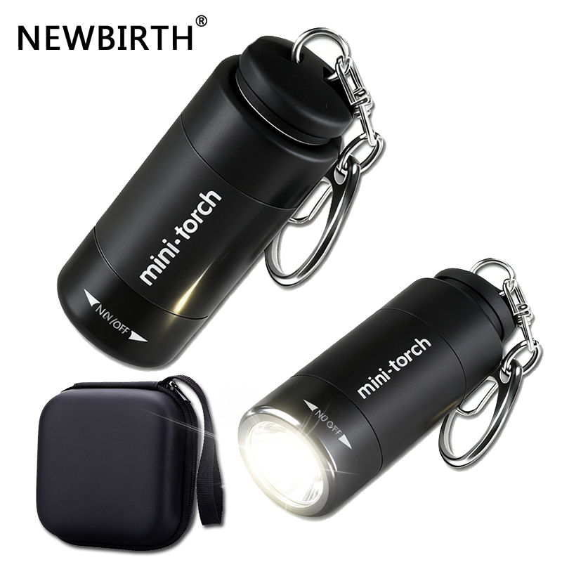 Outdoor Adventure Trips - USB充電式LED多機能強力ライトポケットキーホルダー懐中電灯防水アウトドアハイキングキャンプミニ懐中電灯