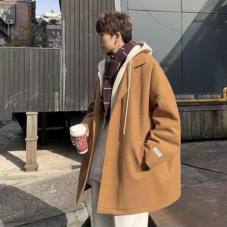 Outdoor Adventure Recreation - ウールブレンドコート ベージュ メンズ アウトドア ハイキング 登山