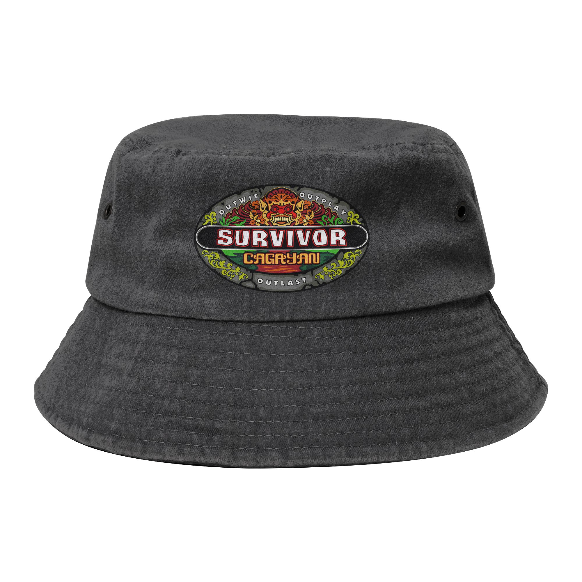 Outdoor Adventure And Travel Show - トラベルアドベンチャーゲームテレビ番組 S-Survivors バケットハット女性男性ディストレストコットンサンハットカガヤンボブフィッシングキャップ