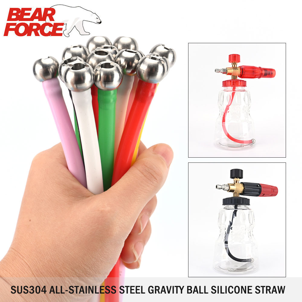 Bear Spray Clip - 洗車アクセサリーステンレス鋼フィルター高圧洗浄機用泡砲スノーフォームランスフィルタープラスチックパイプ