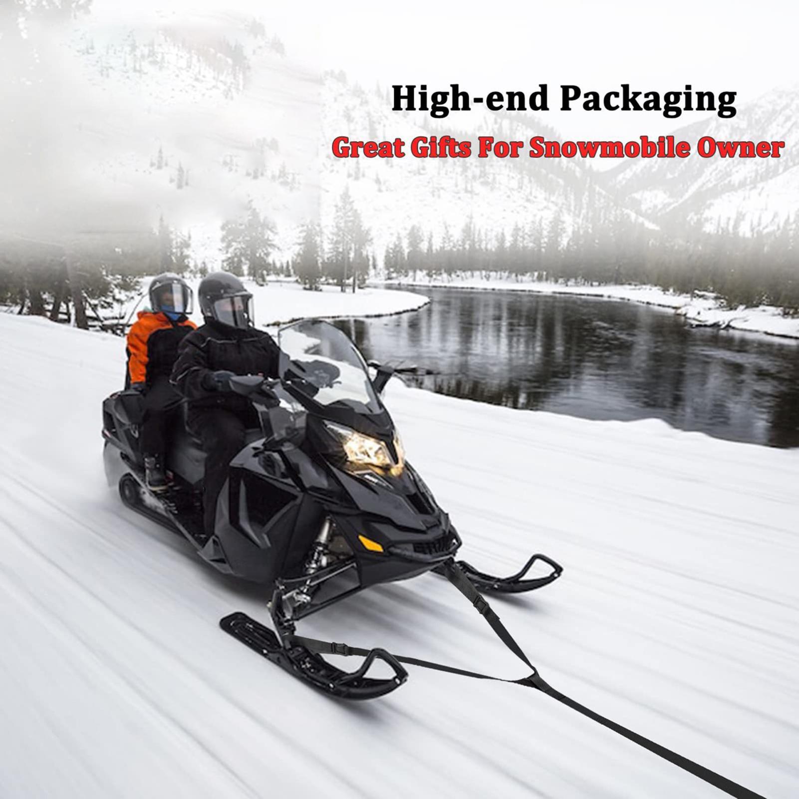 Outdoor Adventure Gear - スノーモービル牽引ストラップ 高耐久アウトドアギア スノーモービル回収牽引ストラップ 冬のオフロードアドベンチャー キャンプ スノーボード用