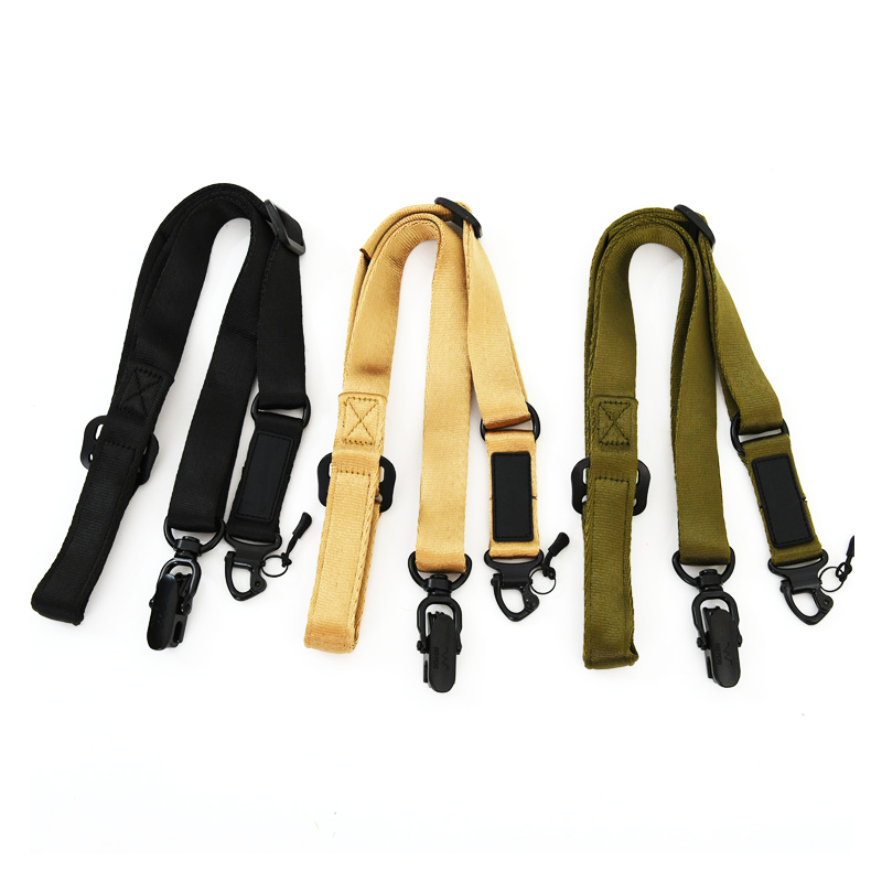 Outdoor Adventure Hunt - 調節可能な MS2 戦術スリング安全なシングルポイント安全ストラップ フック付き 狩猟トレーニング スポーツ