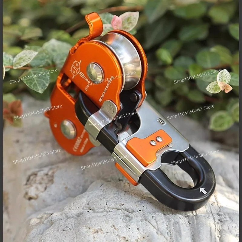 Outdoor Adventure Zipline - ​ ​ ダブルプーリー高高度ジップラインシステム、ジャングルアドベンチャーおよび屋外救助活動用のヘビーデューティーロープウェイプーリー ​ ​