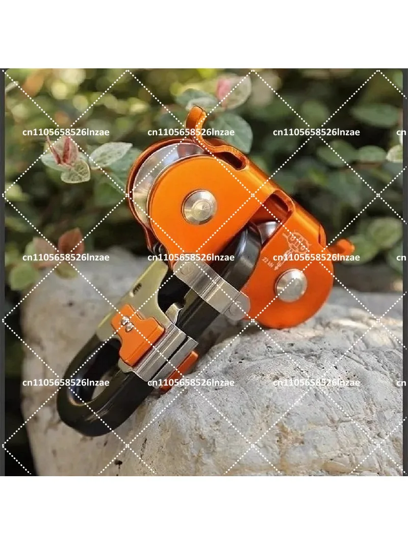 Outdoor Adventure Zipline - ヘビーデューティーダブルプーリージップラインシステム（ジャングルアドベンチャー、屋外救助、スリル満点のロープウェイギア用）