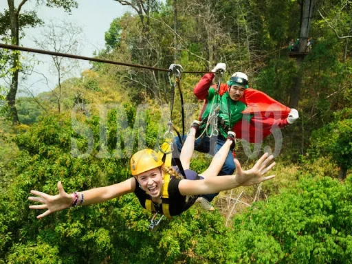 Outdoor Adventure Zipline - 裏庭アドベンチャー ジップラインキット | 40mの長さ、屋外遊具、売れ筋商品