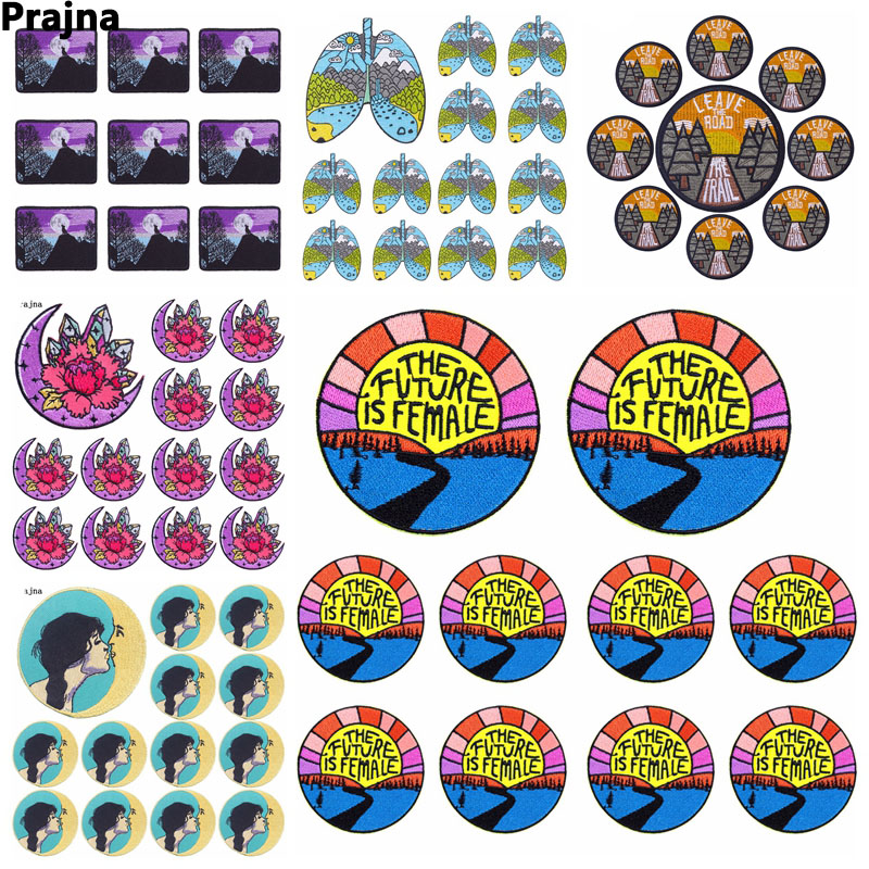 Outdoor Adventure And Travel Show - アドベンチャー用の刺embroideredパッチ,レインボーパッチ,衣類やアウトドア旅行用のアイロンパッチ,DIY用,10ユニット