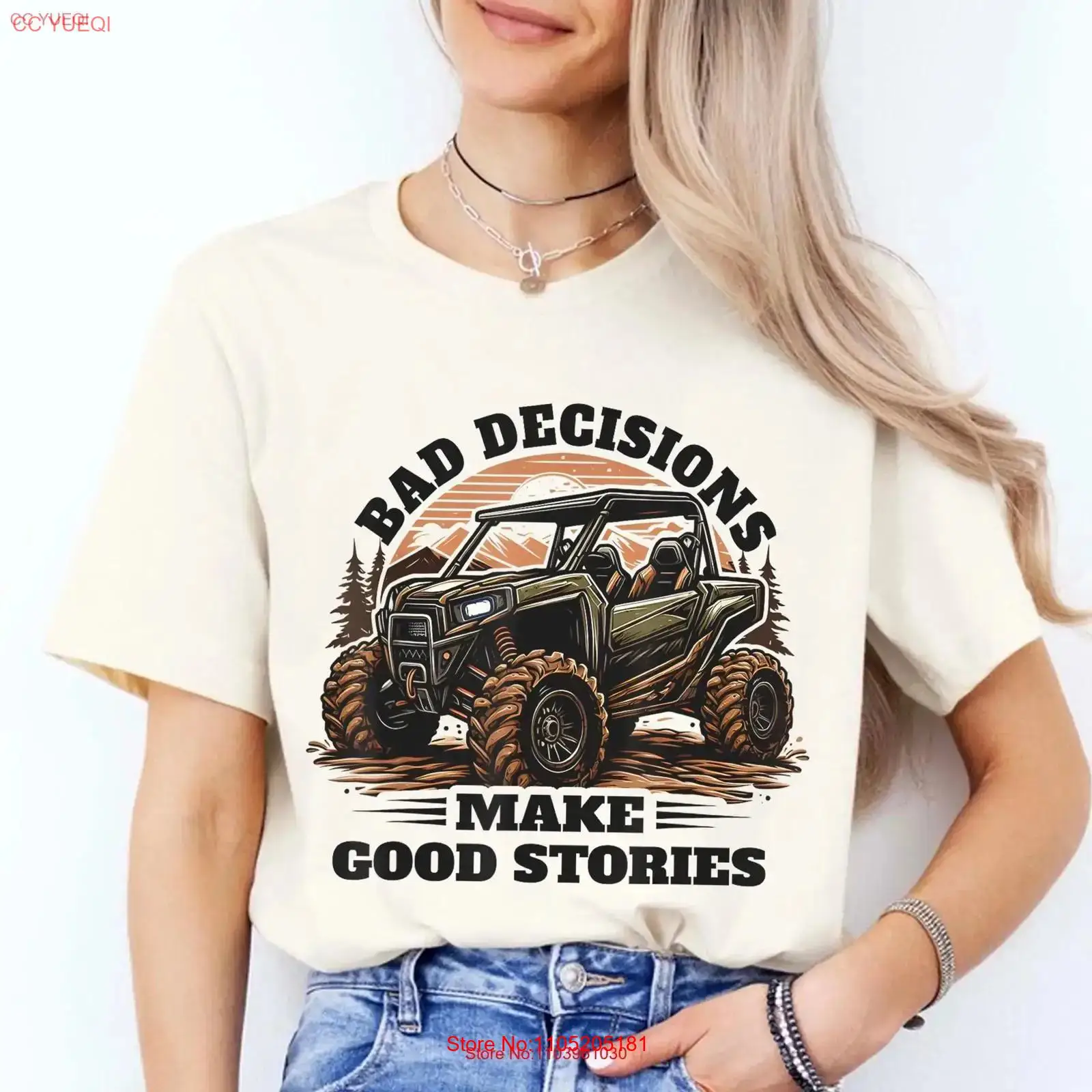 Outdoor Adventure Utv - 悪い決断は良い物語を作る T シャツ オフロード アドベンチャー 面白い