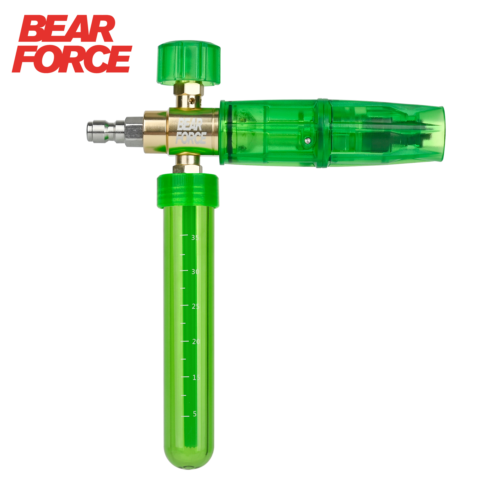 Bear Spray Clip - プレッシャーミニフォームキャノンプロ、1/4クイックコネクター付き、360度 ° 調整可能なスノーフォームランス、濃密な泡のための洗車用ソープディスペンサー