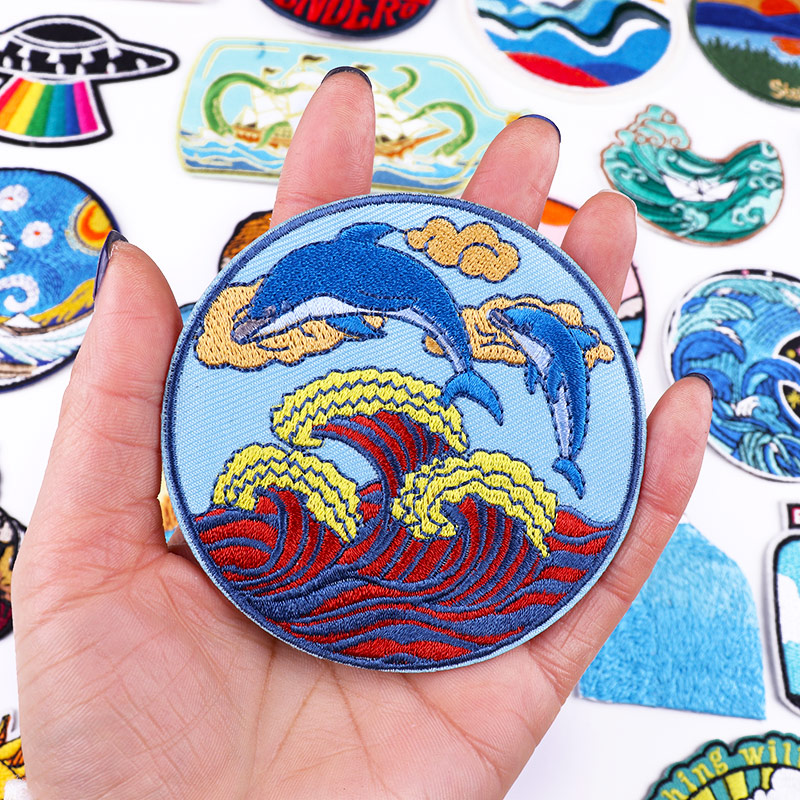 アイアンでパッチ DIY 屋外旅行刺繍衣料用パッチ自然冒険パ - Outdoor Adventure And Travel Show のレビューと価格