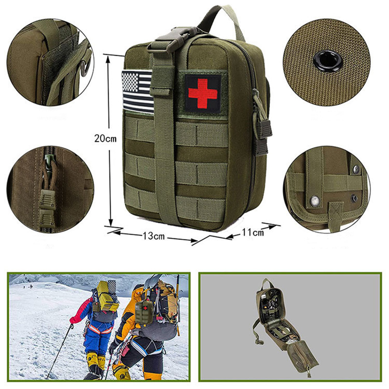 サバイバル応急処置キットサバイバルフルセットモールアウトドア - Outdoor Adventure Kit のレビューと価格