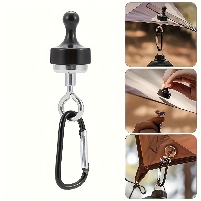 磁気キャンプフック 超強力鉄製 安全サスペンション付き テン - Outdoor Adventure Gear のレビューと価格