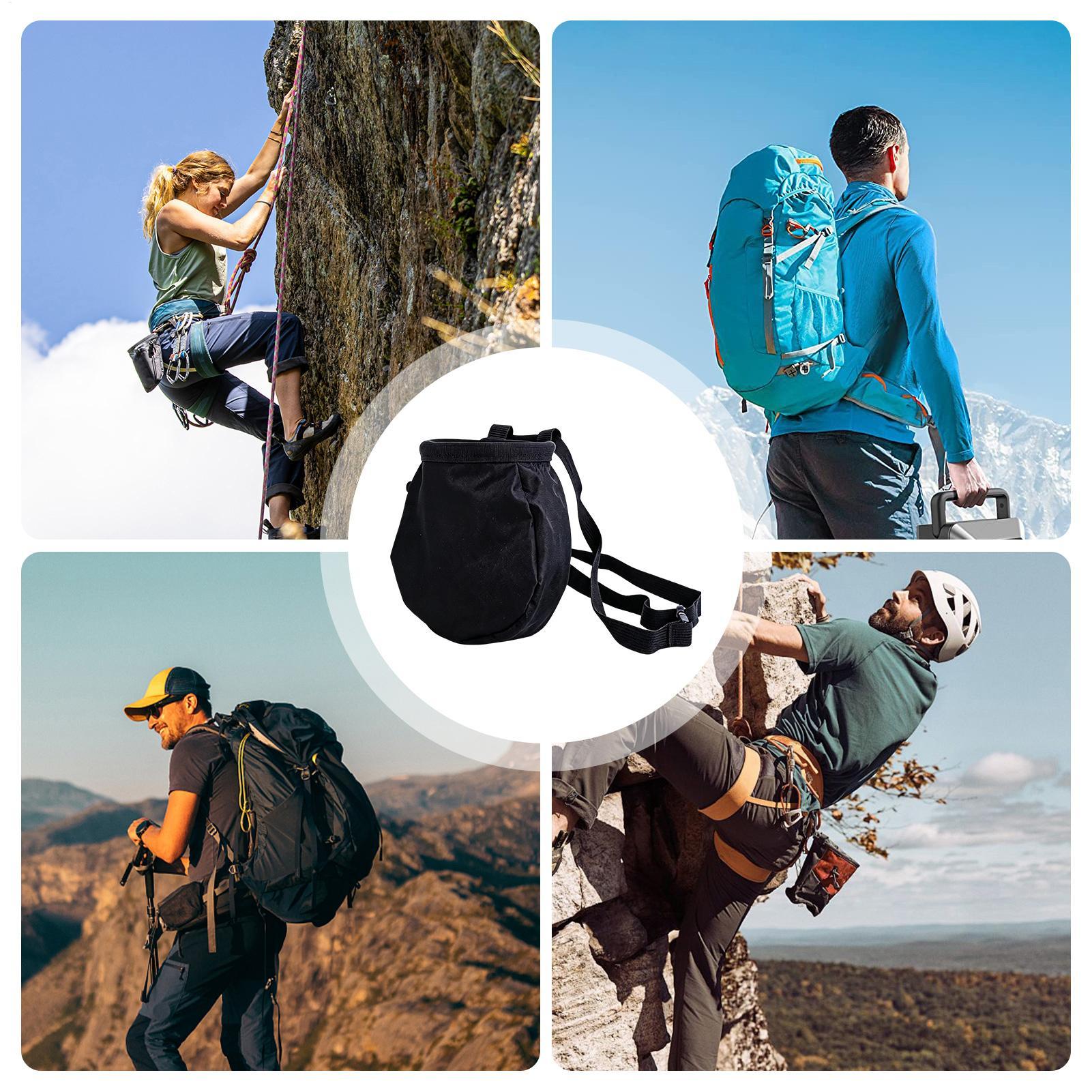 ボルダリングチョークバッグポケット付きウエストベルト防水漏れ - Chalk Bag Bouldering のレビューと価格