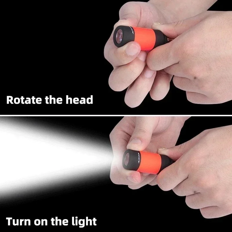 USB充電式LED多機能強力ライトポケットキーホルダー懐中電 - Outdoor Adventure Trips のレビューと価格