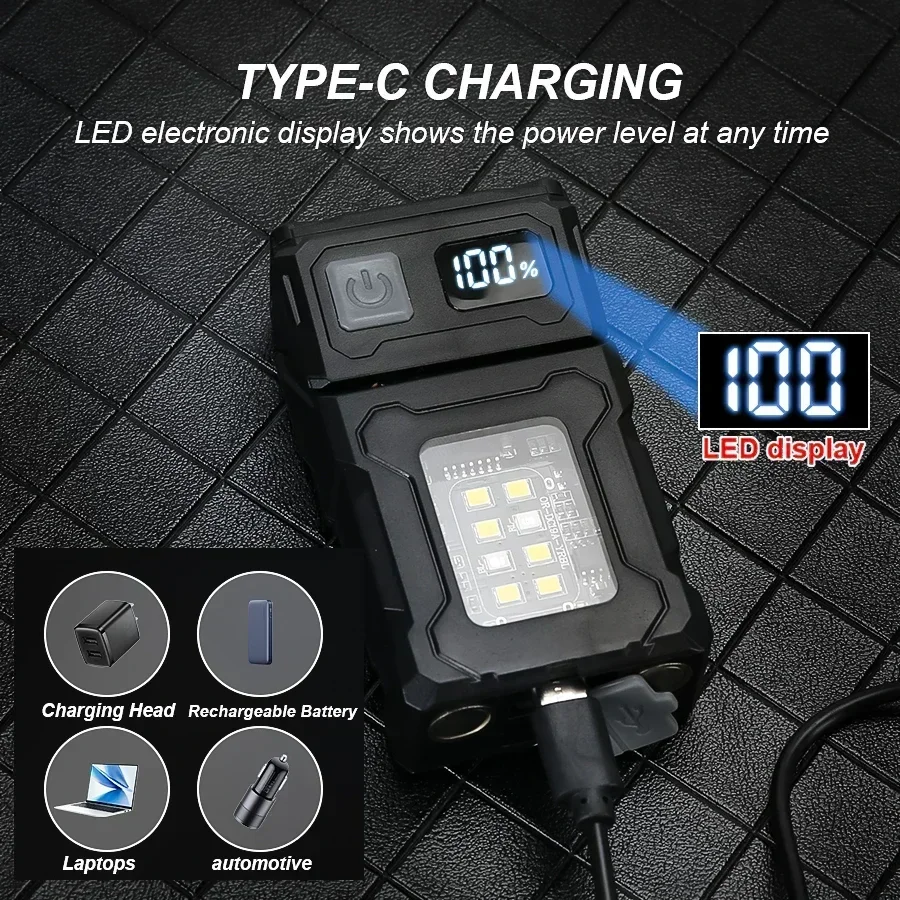 ミニ充電式 LED ポケット懐中電灯ポータブルサイド COB - Outdoor Adventure Trips のレビューと価格