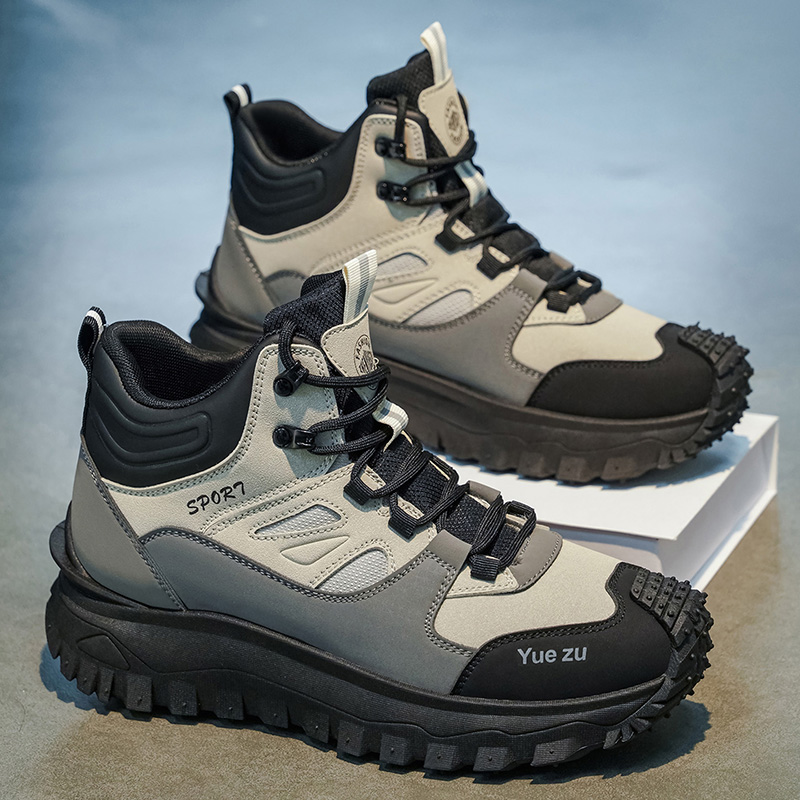 メンズハイカットブーツ、快適で通気性のある裏地、軽量で耐久性 - Outdoor Adventure Hiking のレビューと価格