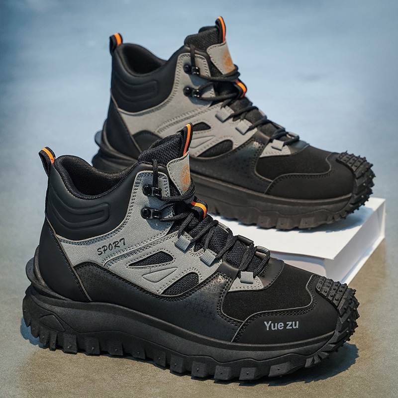 メンズハイカットブーツ、快適で通気性のある裏地、軽量で耐久性 - Outdoor Adventure Hiking のレビューと価格
