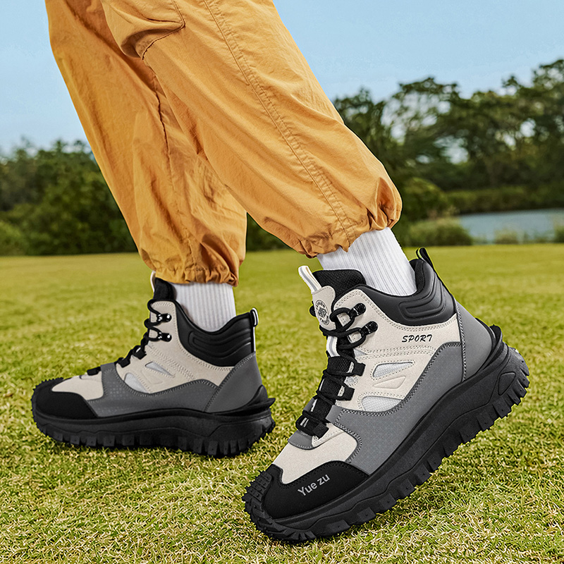 メンズハイカットブーツ、快適で通気性のある裏地、軽量で耐久性 - Outdoor Adventure Hiking のレビューと価格