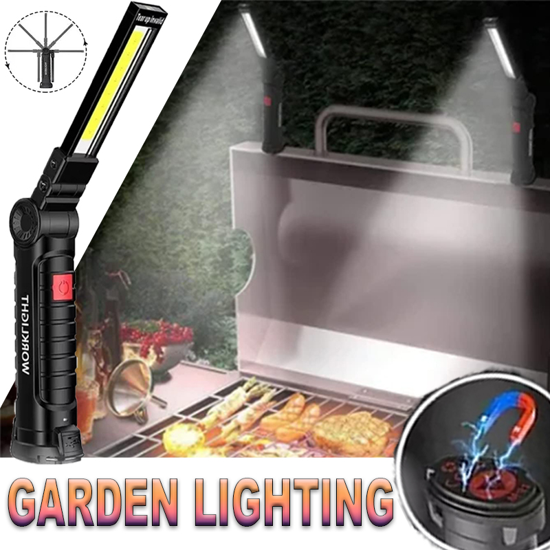 ポータブル LED 懐中電灯 磁気フック付き 屋外修理作業灯 - Outdoor Adventure Trips のレビューと価格