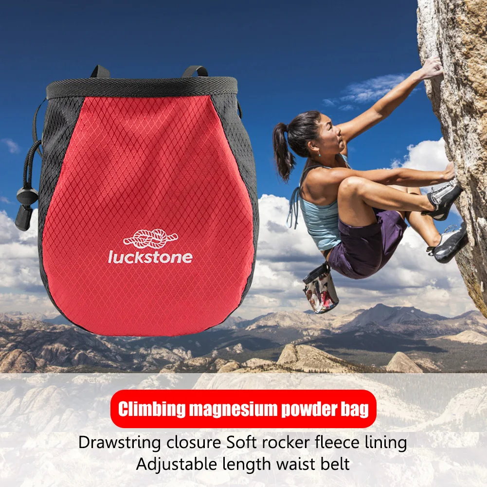 屋外クライミング用マグネシウムパウダーバッグ,防水チョークバ - Chalk Bag Bouldering のレビューと価格