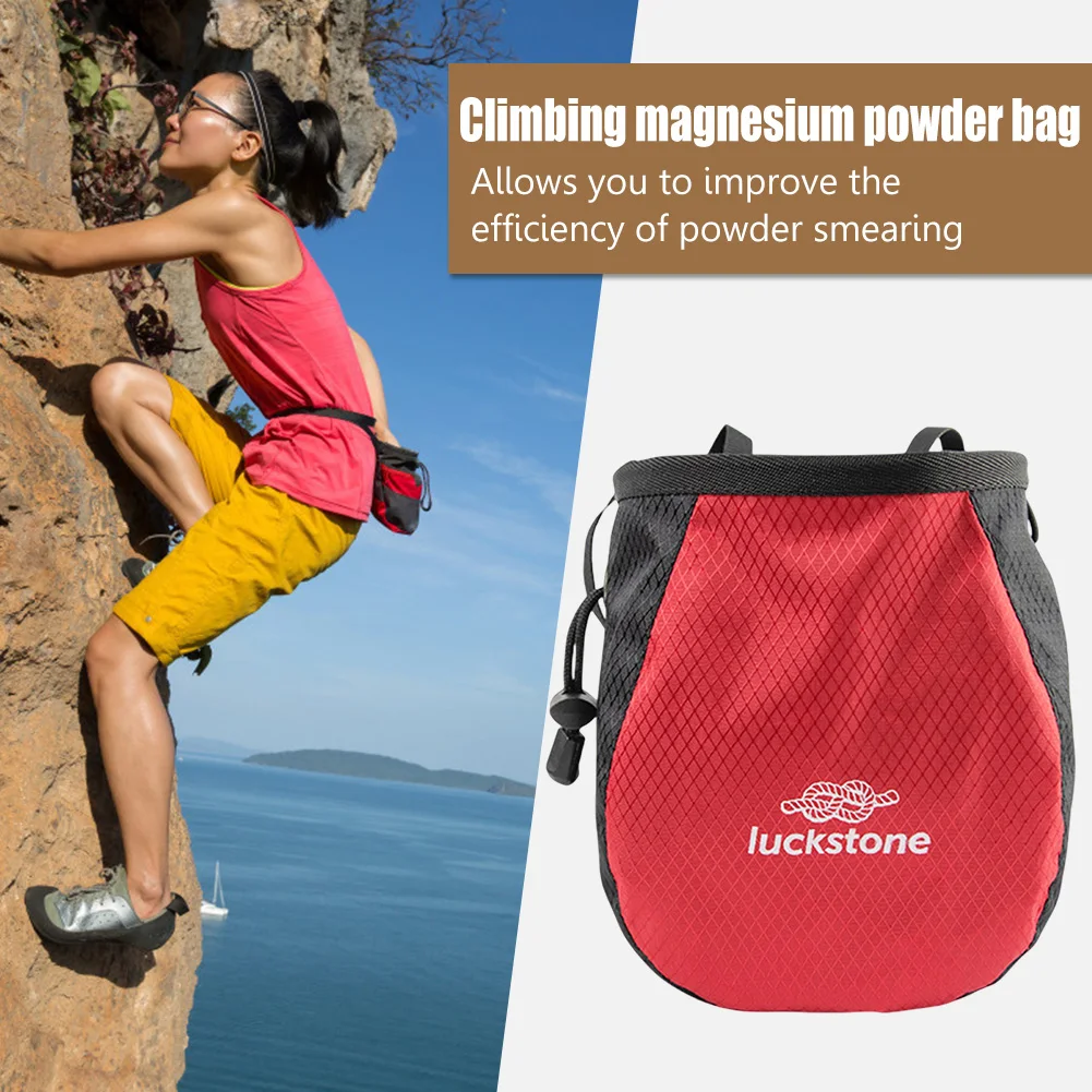 屋外クライミング用マグネシウムパウダーバッグ,防水チョークバ - Chalk Bag Bouldering のレビューと価格