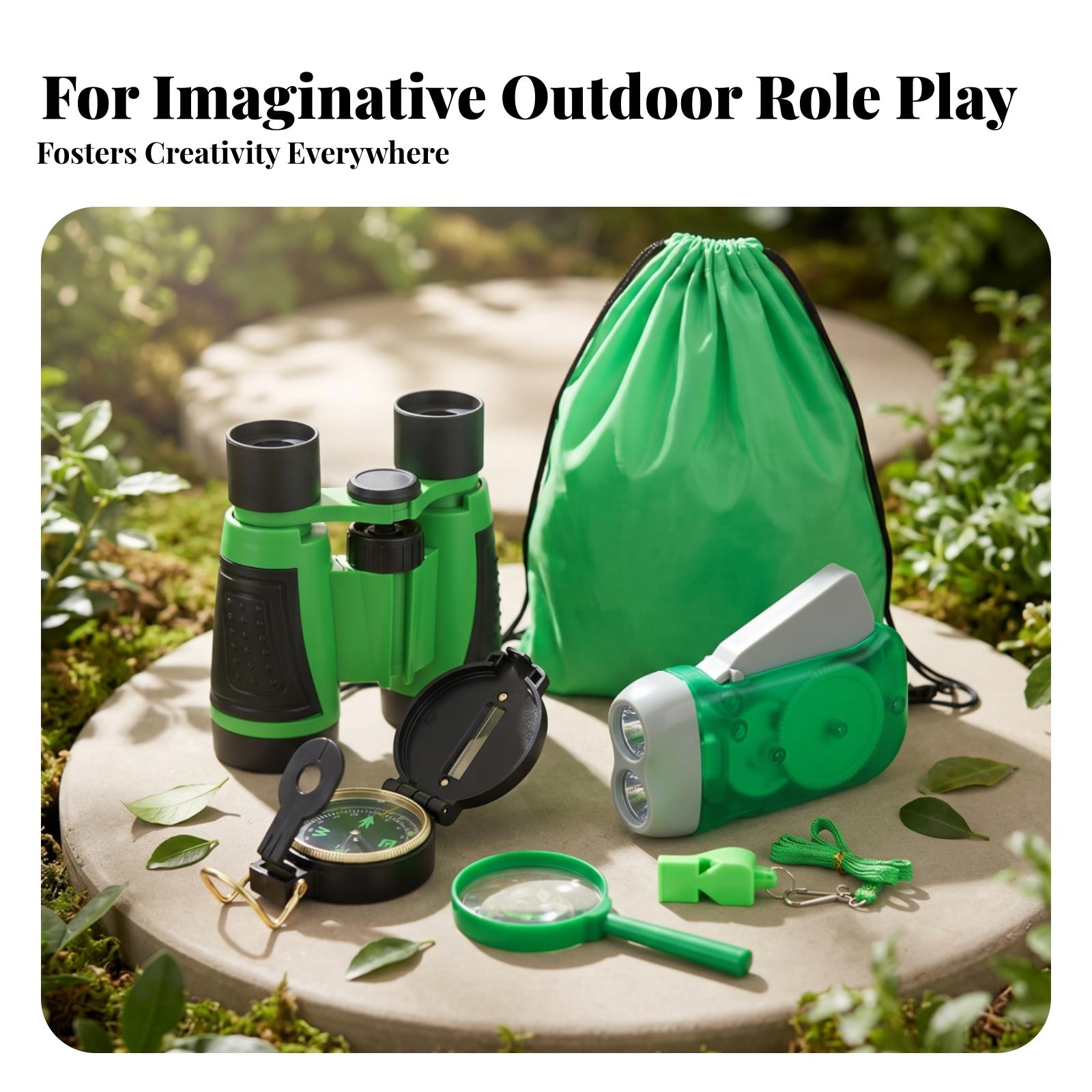 折りたたみ式子供用アウトドアアドベンチャーキット半透明プレイ - Outdoor Adventure Kit のレビューと価格