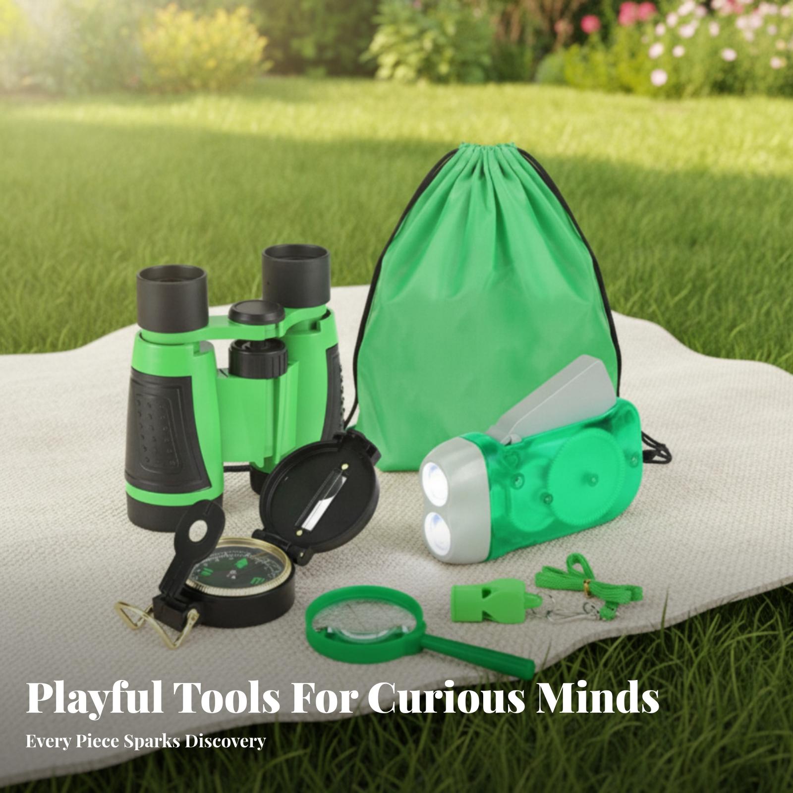 折りたたみ式子供用アウトドアアドベンチャーキット半透明プレイ - Outdoor Adventure Kit のレビューと価格