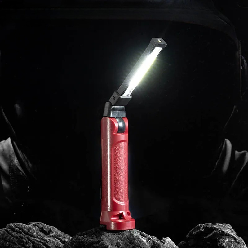 COB LED ワークライト充電式折りたたみ懐中電灯屋外キャ - Outdoor Adventure Trips のレビューと価格