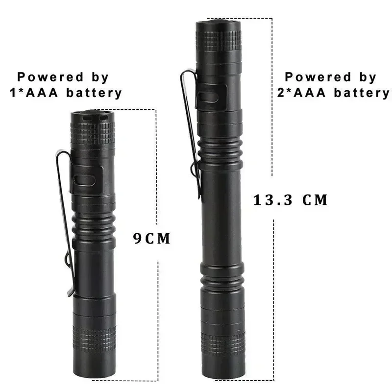ペンクリップ付きポータブルミニLEDペン懐中電灯、ハンドヘル - Outdoor Adventure Trips のレビューと価格