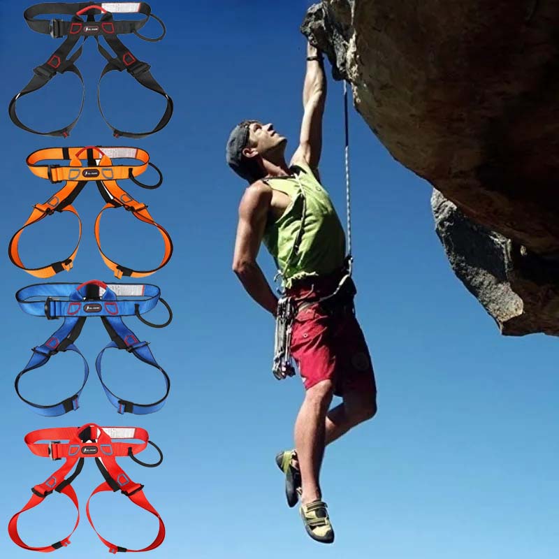 プロの登山用ハーネス、安全シートベルト、レスキュー、高所洞窟 - Harness Climbing Adjustable のレビューと価格