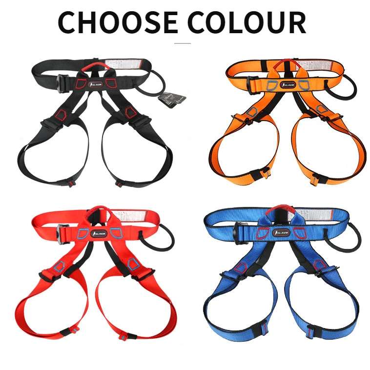 プロの登山用ハーネス、安全シートベルト、レスキュー、高所洞窟 - Harness Climbing Adjustable のレビューと価格