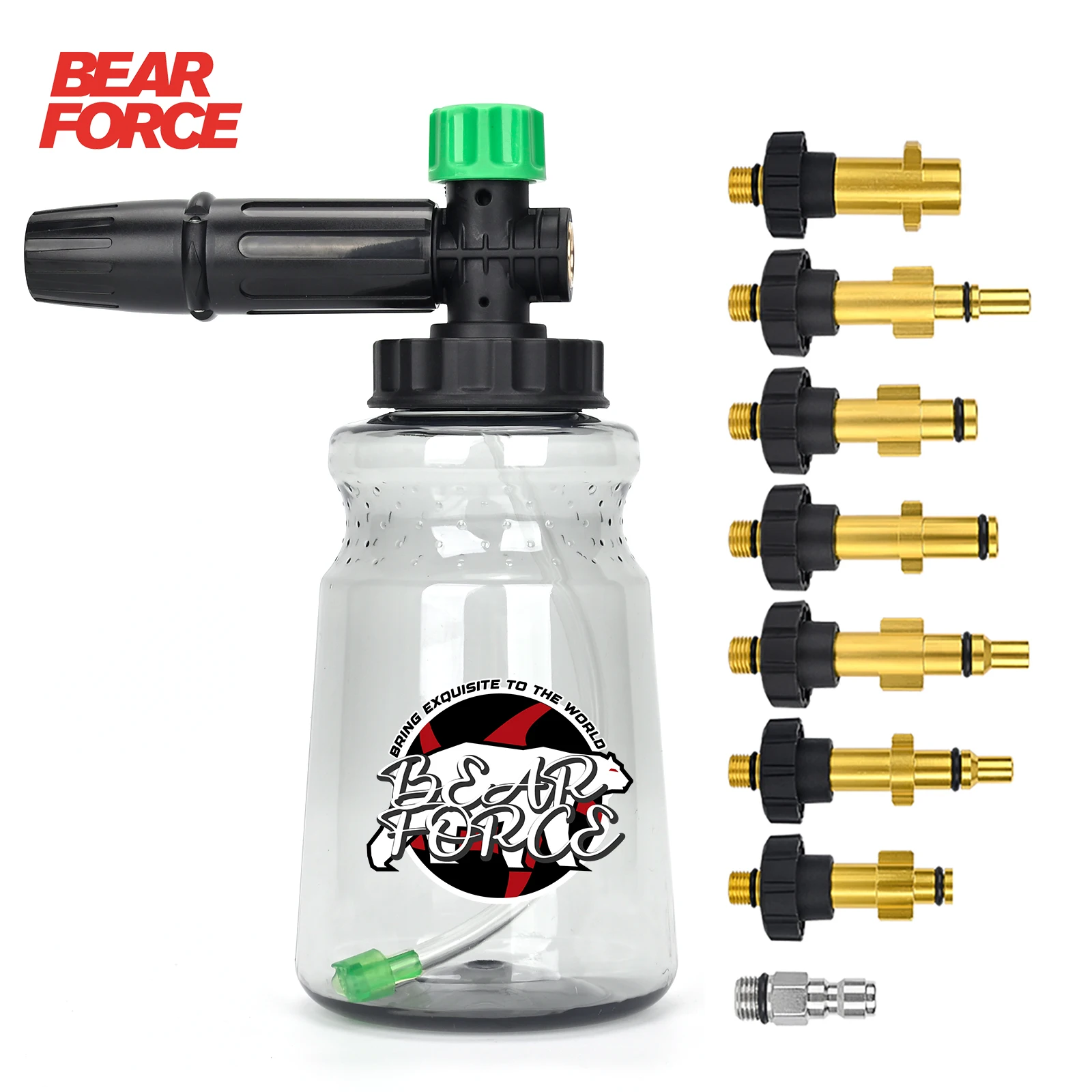 高圧洗浄機フォームランスフォームノズル洗車フォームメーカーケ - Bear Spray Clip のレビューと価格