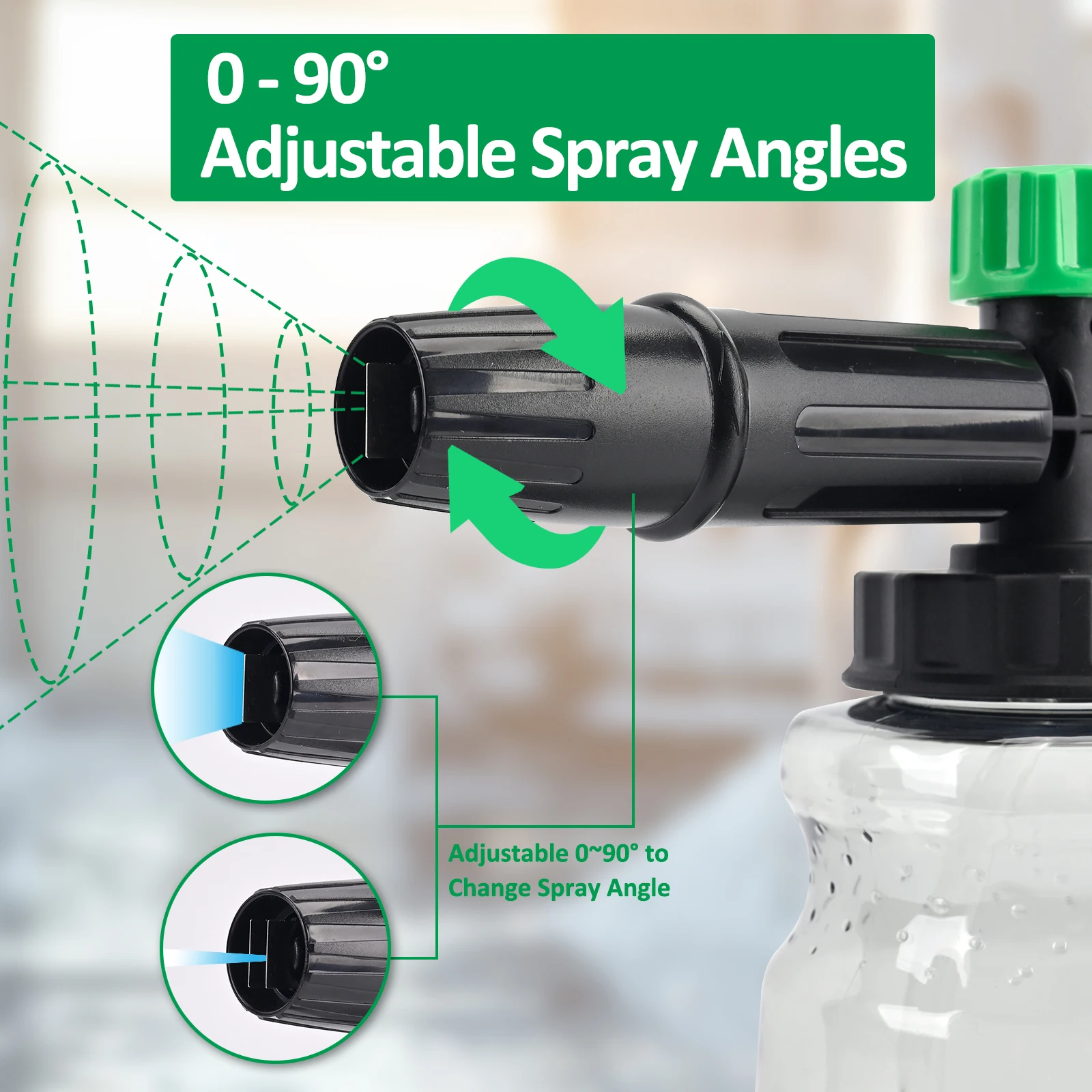 高圧洗浄機フォームランスフォームノズル洗車フォームメーカーケ - Bear Spray Clip のレビューと価格