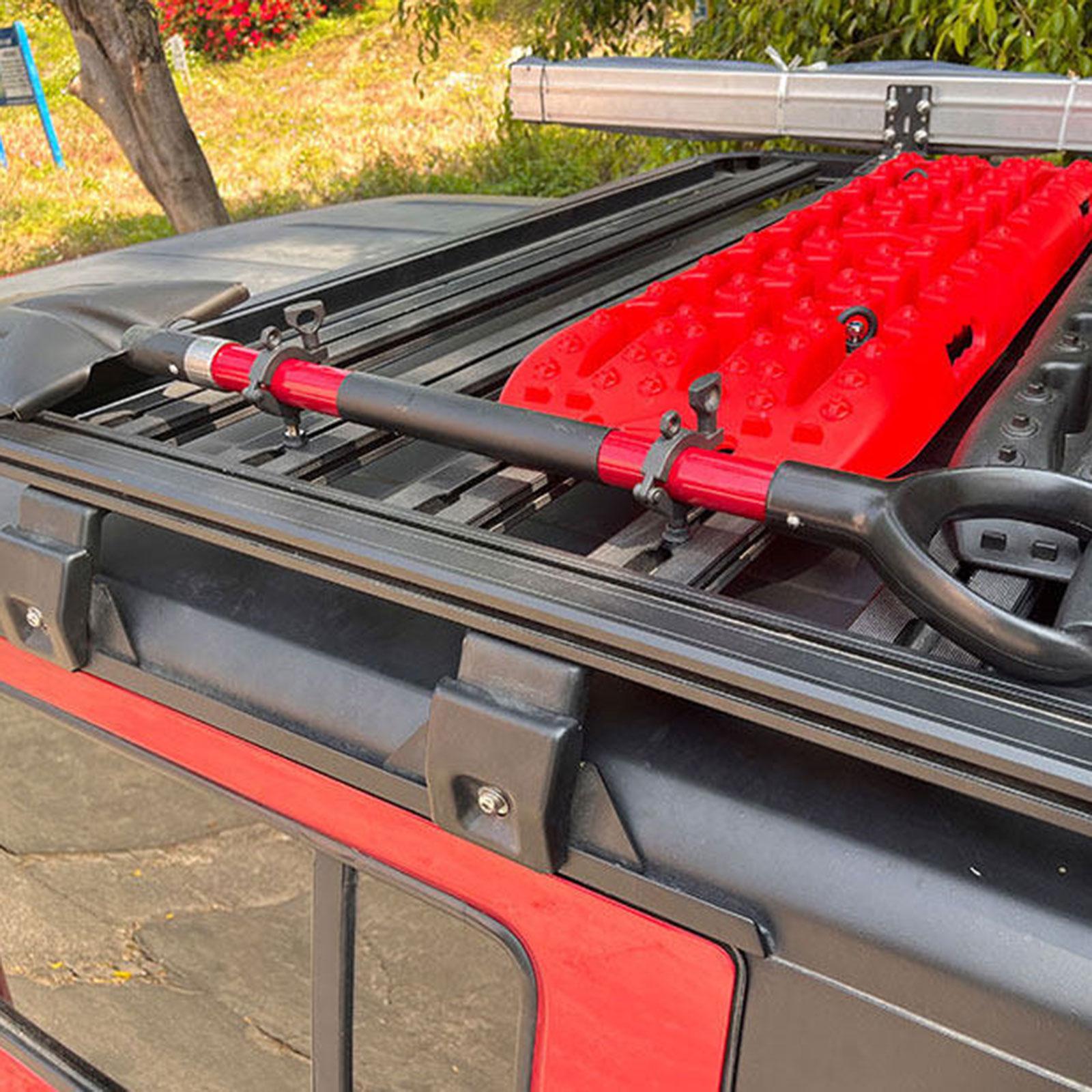 2個入りルーフラックマウントホルダー、金属製マウント、ステン - Outdoor Adventure Utv のレビューと価格