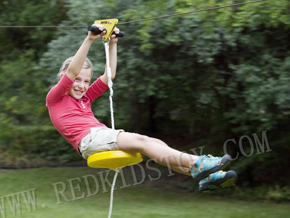 送料無料 CTSC 95フィート（30メートル）ジップライン - Outdoor Adventure Zipline のレビューと価格