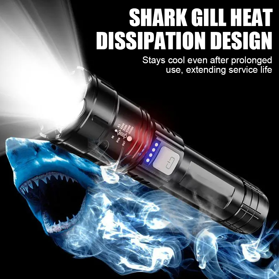 ハイパワー P50 LED 懐中電灯 USB 充電式ズームハ - Outdoor Adventure Trips のレビューと価格
