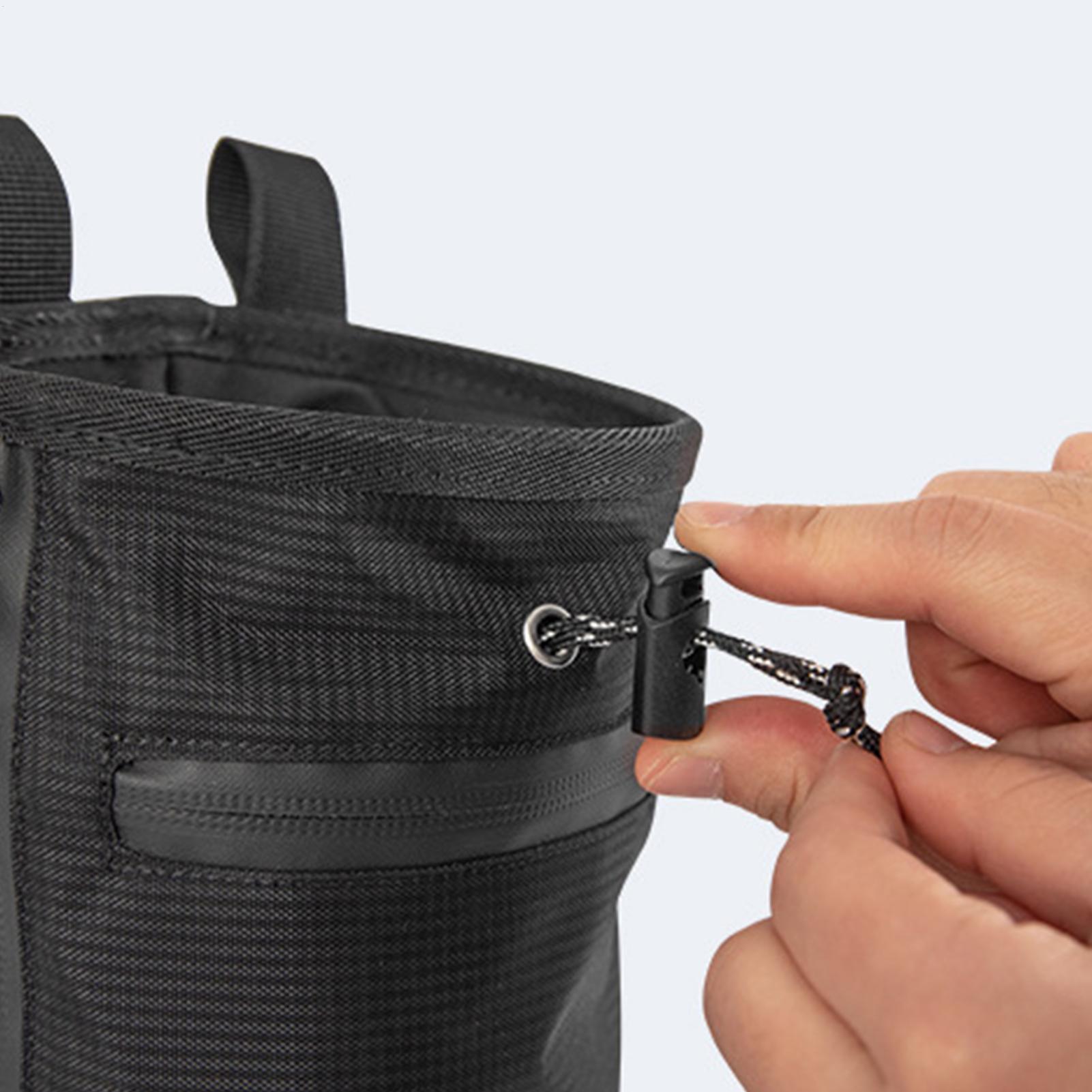 クライミングチョークバッグ防水調節可能なウエストベルトパウダ - Chalk Bag Bouldering のレビューと価格