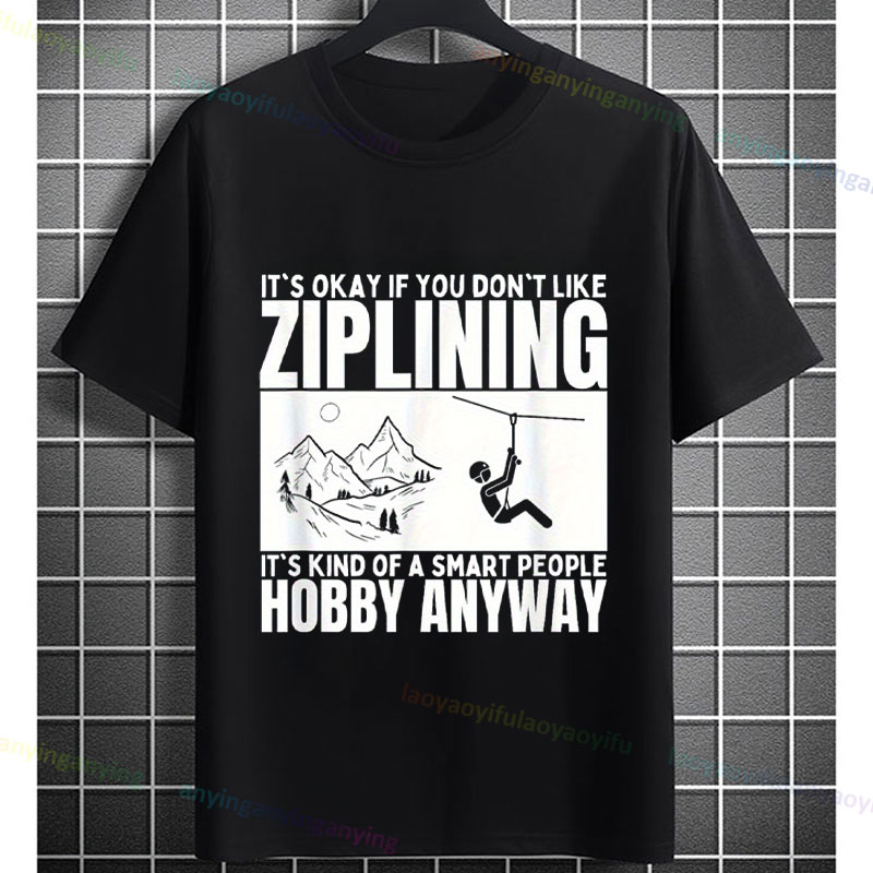 男性と女性のジップライン アドベンチャー グラフィック Tシ - Outdoor Adventure Zipline のレビューと価格