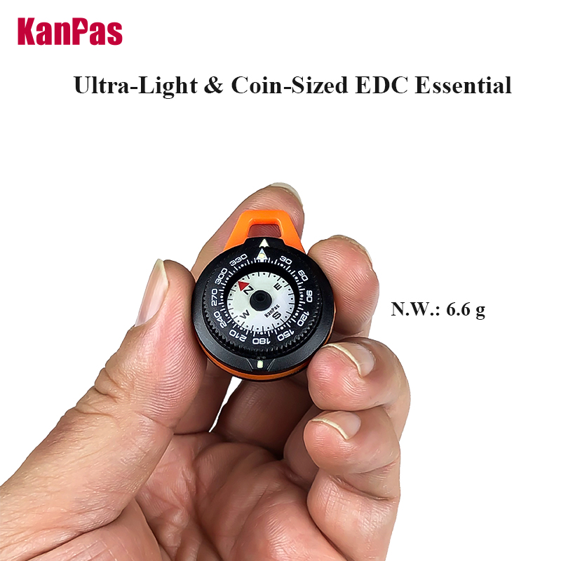 KANPAS EDCミニコンパス、冒険用マップリーディング用 - Outdoor Adventure Gear のレビューと価格