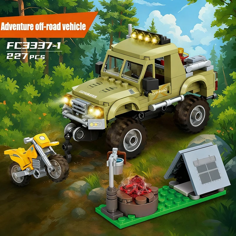 MOC アウトドアシーンアドベンチャーキャンプビルディングブ - Outdoor Adventure Recreation のレビューと価格