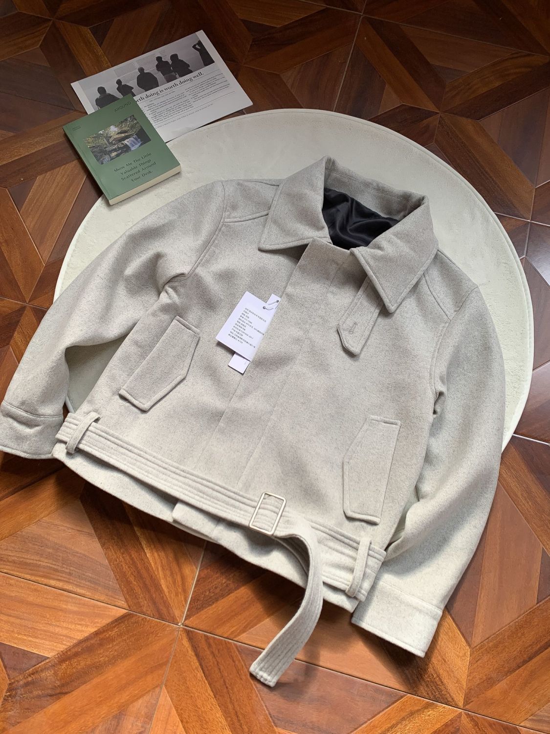 ウールブレンドジャケット 男性用 仕事用 メンズ サファリ  - Outdoor Adventure Recreation のレビューと価格