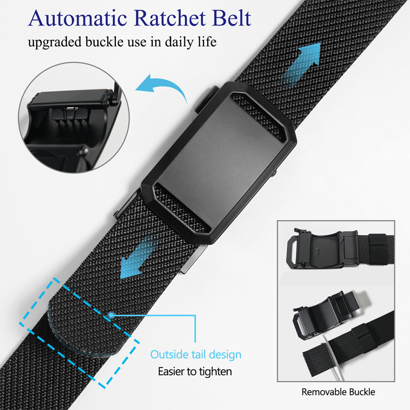 キャンバス タクティカル ベルト メンズ 耐久性のある自動バ - Outdoor Adventure Hunt のレビューと価格