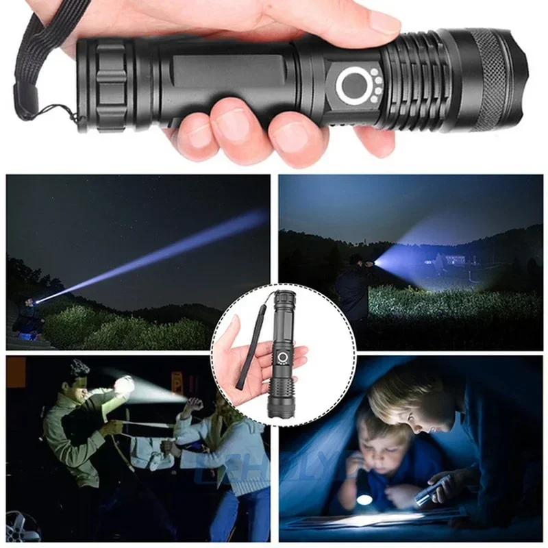 ハイパワー XHP70 LED 懐中電灯 USB-C 充電式 - Outdoor Adventure Trips のレビューと価格
